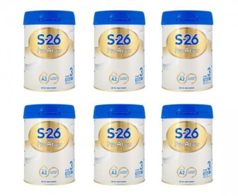 【新西兰直邮包邮】Wyeth 惠氏S26 A2婴幼儿奶粉 3段*6罐 900克/罐（12月以上适用） 